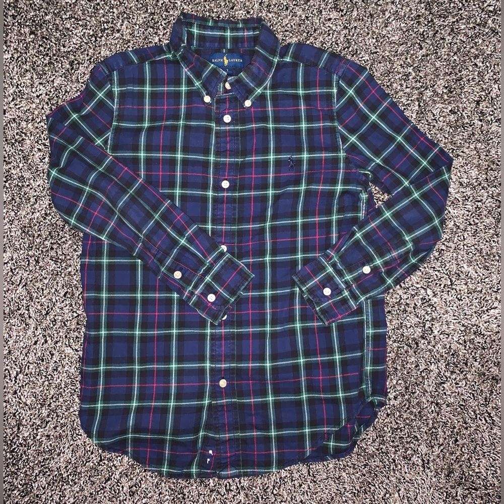 Ralph Lauren Button Down Shirt - Size: 7